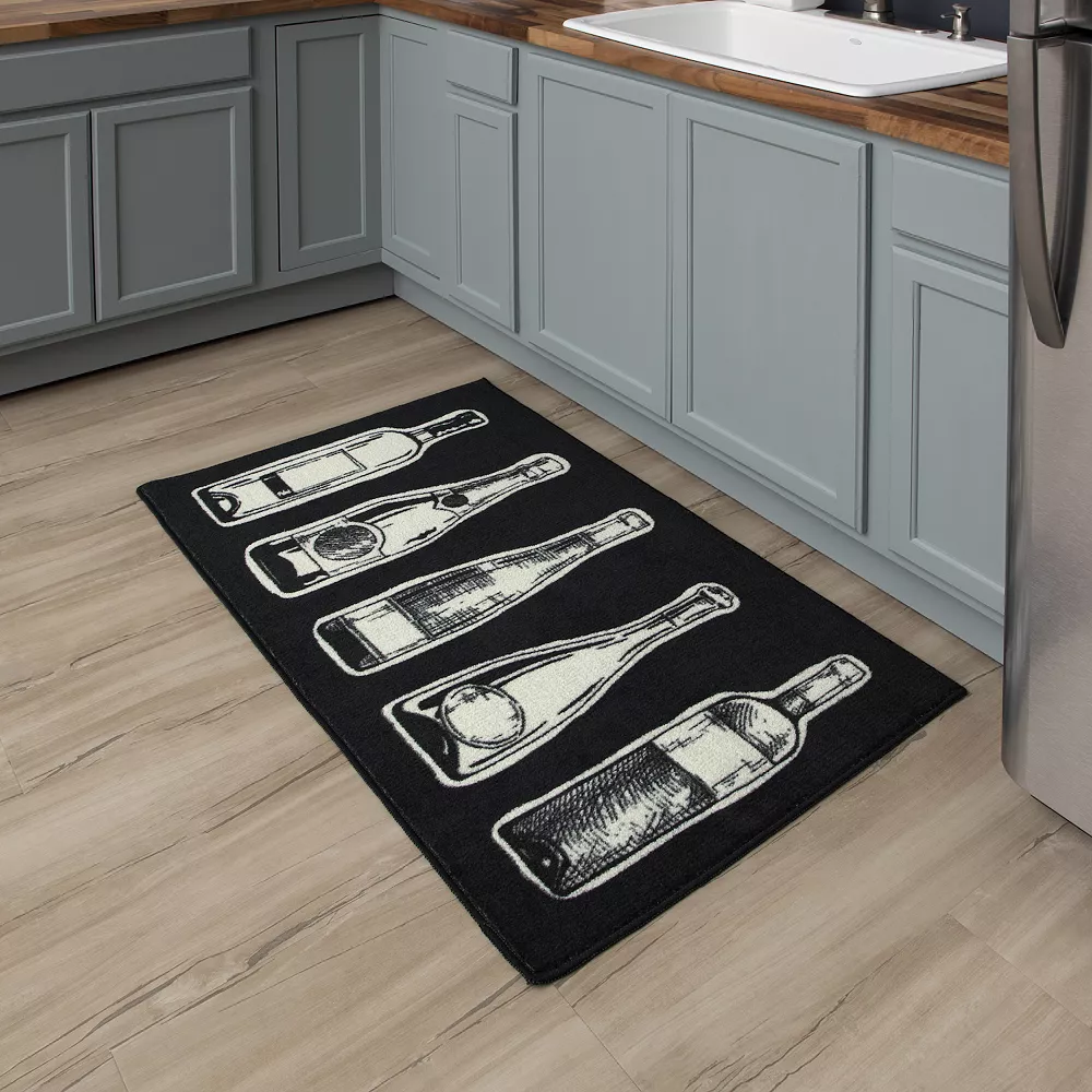 Mohawk Home Mohawk® Home Colorless Bottles Kitchen Rug 4 Mohawk Home Mohawk® Home Colorless Bottles Kitchen Rug - Image 2