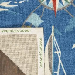 Waverly Sun N' Shade Sailing Indoor Outdoor Rug -Mohawk shop 5155418 ALT5
