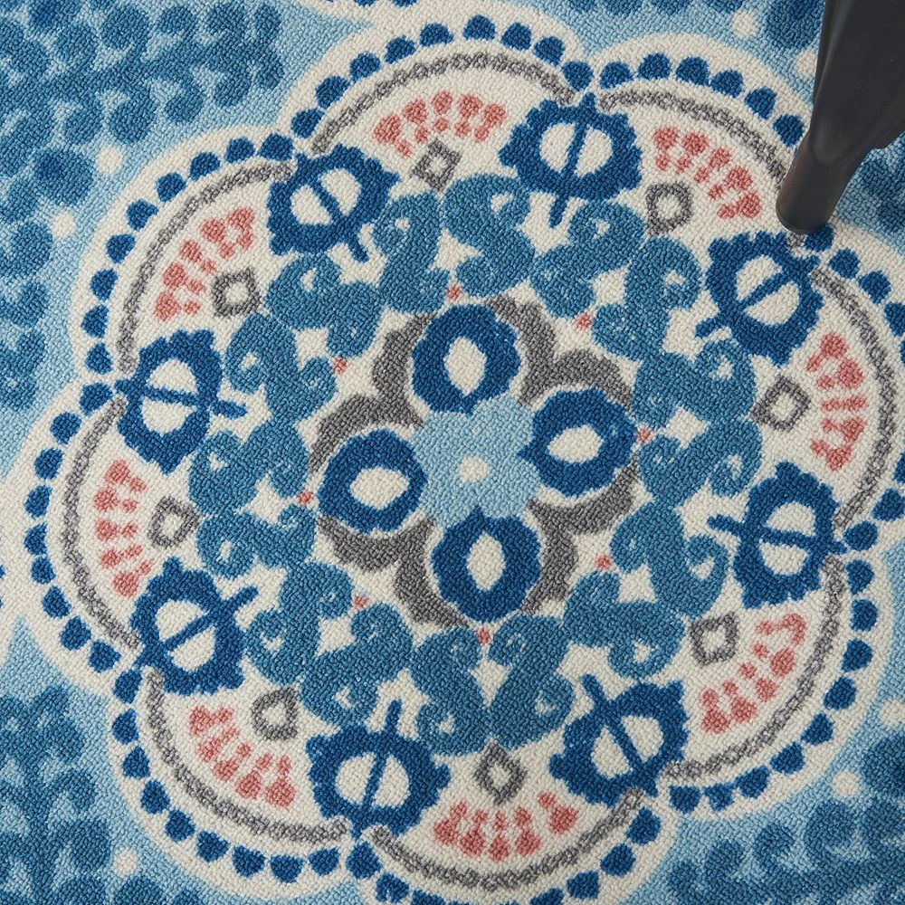 Waverly Sun N' Shade Seaglass Indoor Outdoor Rug 8 Waverly Sun N' Shade Seaglass Indoor Outdoor Rug - Image 6