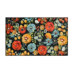 Mohawk Home Mohawk® Home Chalkboard Flowers Accent Kitchen Rug