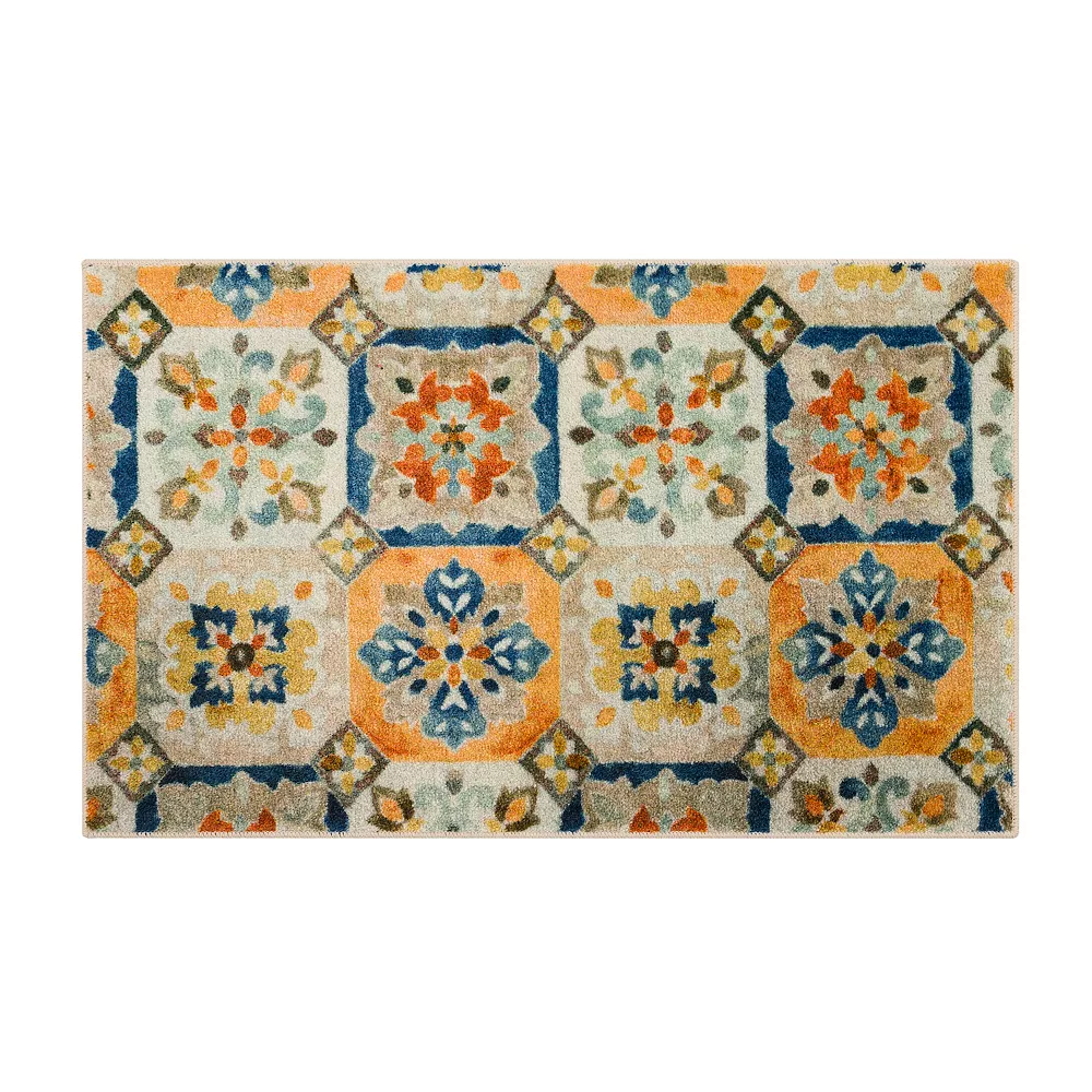 Mohawk Home Mohawk® Home Watercolor Tiles Accent Kitchen Rug 3 Mohawk Home Mohawk® Home Watercolor Tiles Accent Kitchen Rug