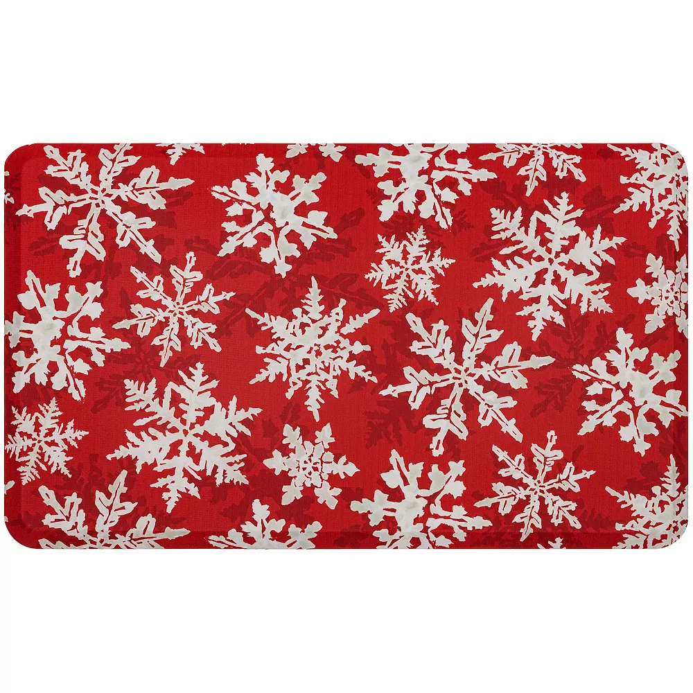 Mohawk Home Mohawk® Home Snowflakes Cushioned Kitchen Mat 3 Mohawk Home Mohawk® Home Snowflakes Cushioned Kitchen Mat