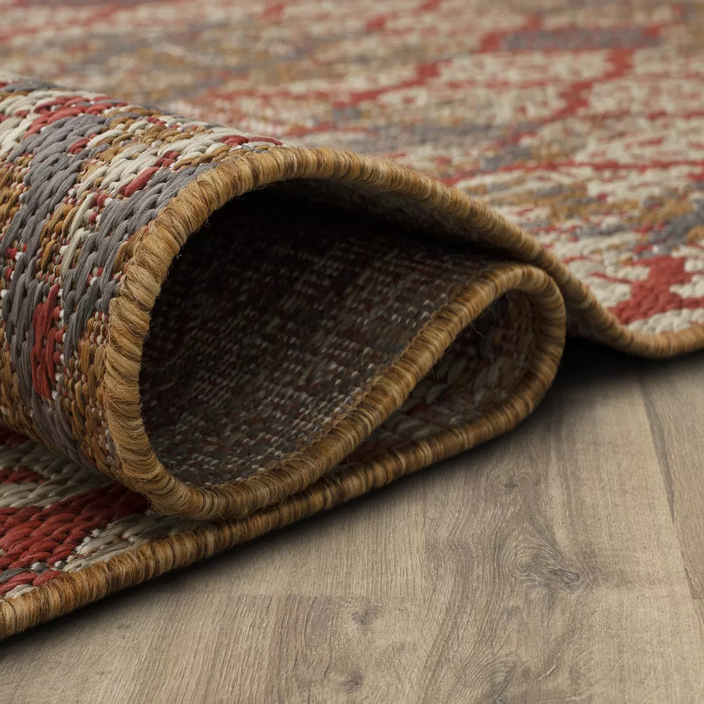 Mohawk Home Mohawk® Home Stamped Ikat Indoor Outdoor Accent Area Rug 4 Mohawk Home Mohawk® Home Stamped Ikat Indoor Outdoor Accent Area Rug - Image 2