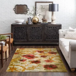 Mohawk Home Mohawk® Home Fresco Floral Gold Area Rug -Mohawk shop 5576248 ALT