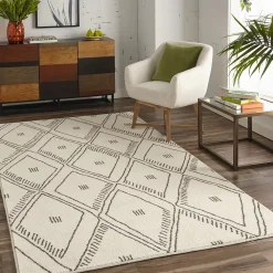 Mohawk Home Mohawk® Home Fresco Diamond Linen Area Rug -Mohawk shop 5576257 ALT