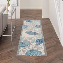 Waverly Sun N' Shade Coastal Mandala Indoor Outdoor Rug -Mohawk shop 5674124 ALT10