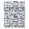 Gertmenian Anjou Abstract Shag Rug -Mohawk shop 5920200 Navy