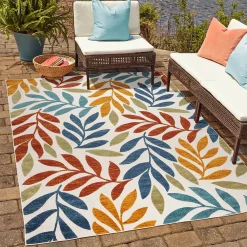 Gertmenian Fosel Folia Indoor Outdoor Rug -Mohawk shop 5939894 ALT